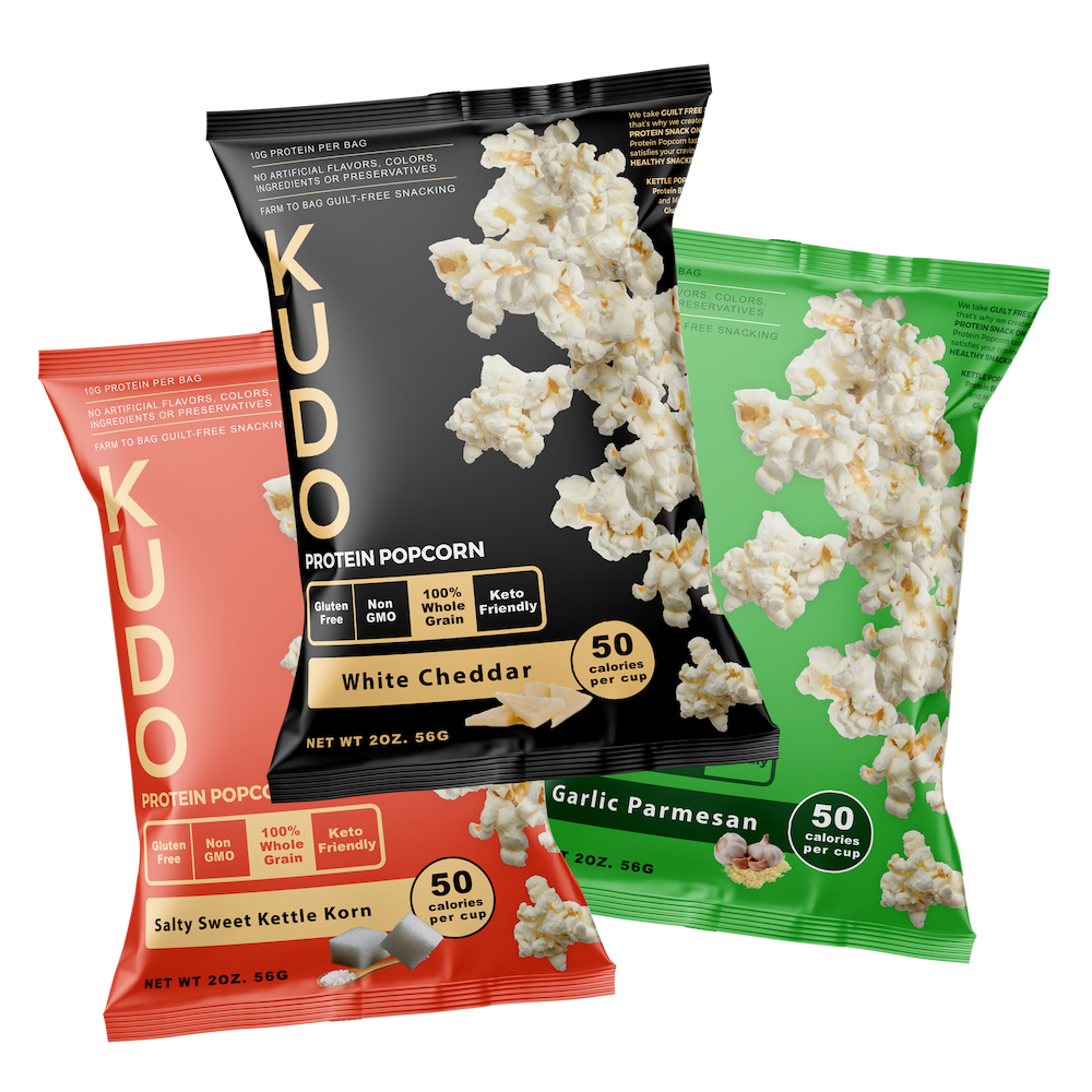 All Things Cooking Food & Wine
Kudo's packaged protein popcorn